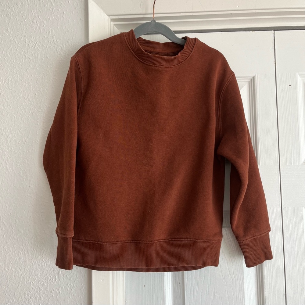 Zara Kids Rust Crewneck Sweater